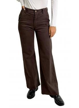 Pantalone palazzo in fustagno